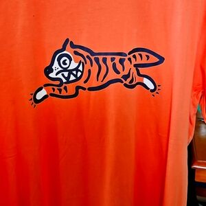 Mens Icecream tshirt new with tags coral or light orange 100% cotton